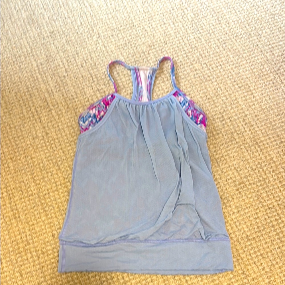 Girls adorable Ivviva tank top with built-in bra